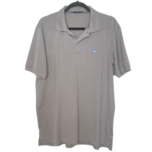 Southern Tide Gray Performance Polo Extra Large - Picture 1 of 7